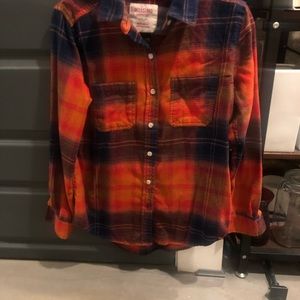 Boyfriend Fit Flannel Button Down